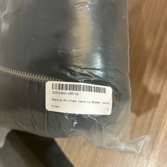 NWT Barbie + Boohoo Barbie Varsity Jacket - Picture 7 of 11